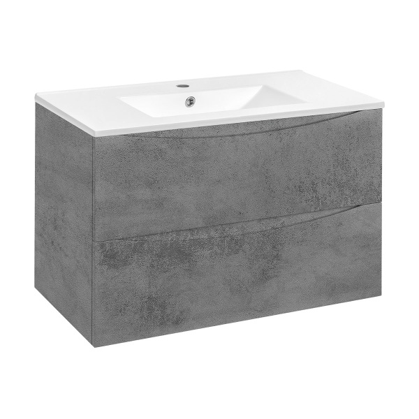 Тумба под раковину Vincea Mia 90 см VMC-2MC900BT серый