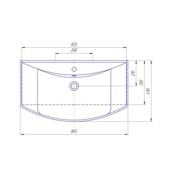 Раковина Aqwella Стиль 85 (4620008197357)