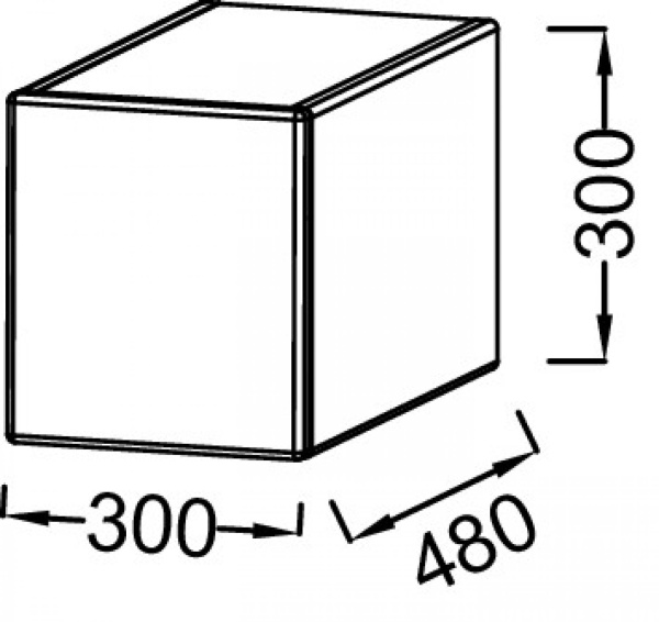 Тумба для ванной 30 см Jacob Delafon Terrace EB1744-S50 аквамарин сатин
