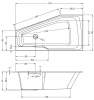 Акриловая ванна Riho Rething Space 170х90 B113006005 белый