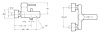 Смеситель для ванны Jacob Delafon CUFF E45532-CP