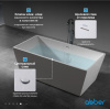 Акриловая ванна Abber 150x80 AB9224-1.5