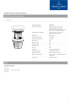 Донный клапан Villeroy&Boch 8L033401