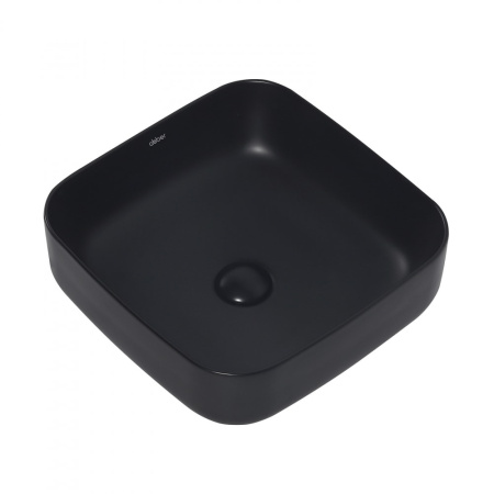Раковина накладная Abber Rechteck 38 AC2211MB черная матовая