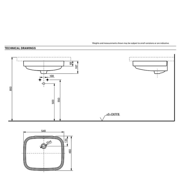 Раковина TOTO PUBLIC LW765Y#XW