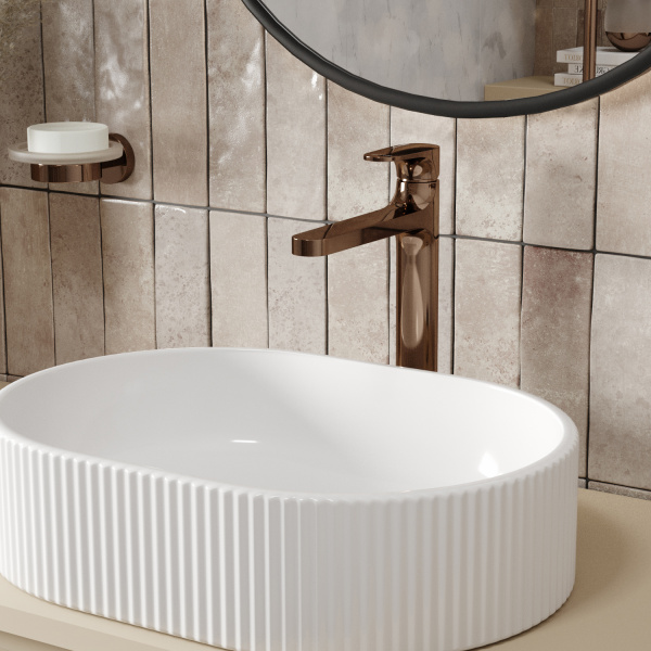 Смеситель для раковины WasserKRAFT Asphe 7703H золото