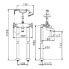 Смеситель для ванны Huber Victorian VTT3901021