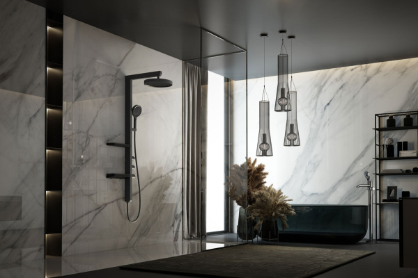 Душевая стойка Vincea Inspire VSFS-3I11MB матовый черный