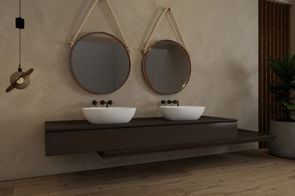 Раковина Abber Stein AS2636 белая матовая