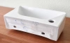Раковина CeramaLux 78578R 40x22,5 см R, рукомойник, белый