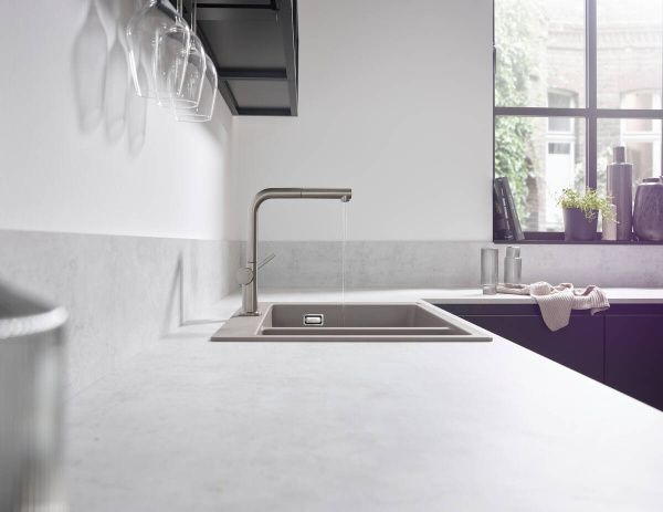 Смеситель для кухни hansgrohe Talis M54 72809000 с вытяжным изливом