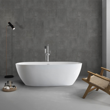 Акриловая ванна Abber 180x80 AB9263-1.8 белая глянцевая