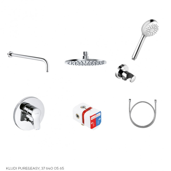 Душевой комплект 7 в 1 Kludi Pure Easy 376400565