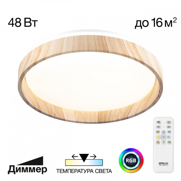 Накладной светильник Citilux ENZO CL753352G