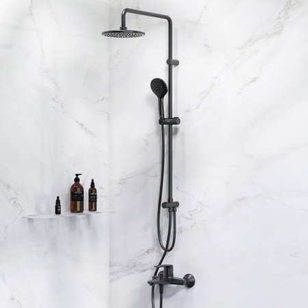 Комплект для душа AM.PM Gem F42890A14 со смесителем