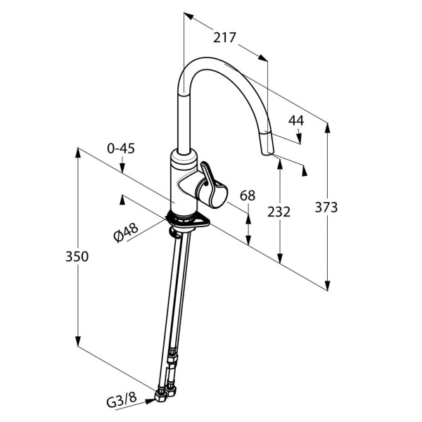 Смеситель для кухни Kludi Bingo Star 428090578