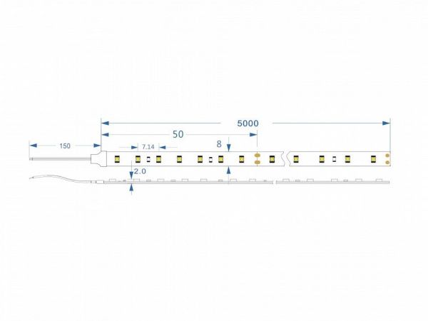 Лента светодиодная SWG PRO SWG-CSP SWG-CSP240-24-10-W-68