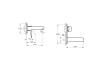 Смеситель для раковины Vitra Root Square A4273836EXP черный матовый