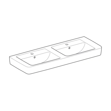 Раковина 130x48 см Geberit Renova Plan 122130000