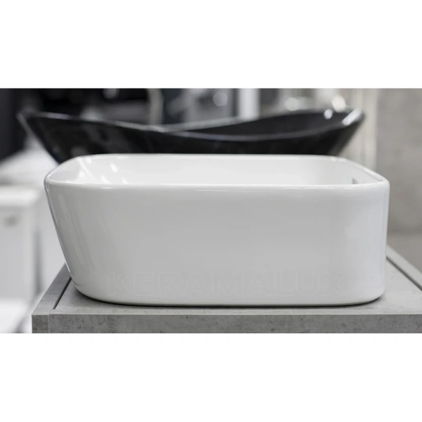 Раковина-чаша CeramaLux 78495 34,7x35,2 см, накладная, белый