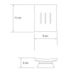 Мыльница WasserKRAFT Amper K-5429BLACK