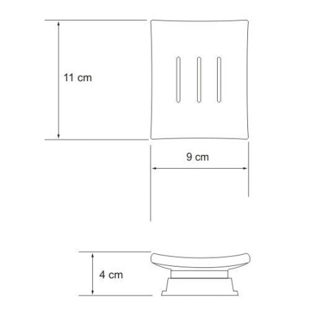 Мыльница WasserKRAFT Amper K-5429BLACK