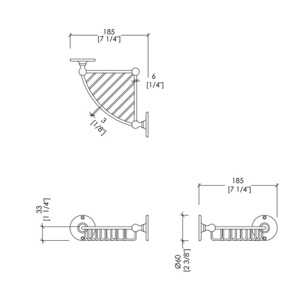 Мыльница Devon&Devon Cavendish WM14CR хром