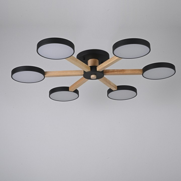 Люстра на штанге Imperiumloft TURNA Black TURNA01