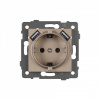 Розетка с заземлением и 2хUSB type A, без рамки Arlight SCT 049821
