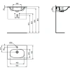 Раковина 62,5x45 см Ideal Standard Tesi T3510V3