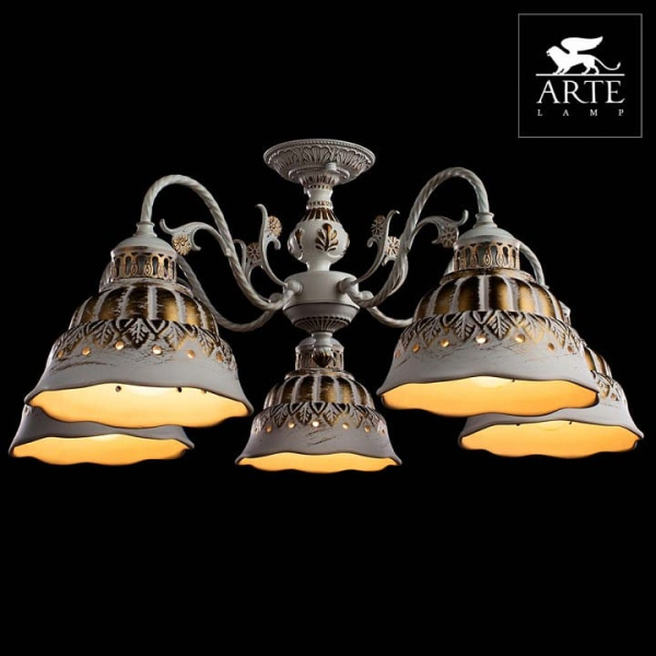 Люстра на штанге Arte Lamp Chiesa A2814PL-5WG