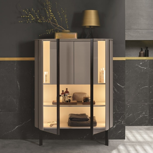 Тумба Burgbad Lavo 2.0 101 SGCK101 F5045 G0227 базальтовый серый матовый