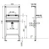 Монтажный элемент для раковины Villeroy & Boch ViConnect 92214900