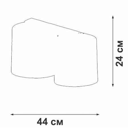 Накладной светильник Vitaluce V2881 V2881-1/2PL