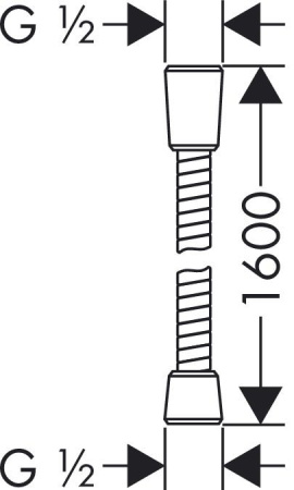 Шланг hansgrohe Sensoflex 28136000