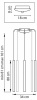 Подвесная люстра Lightstar Tubo L5T747437