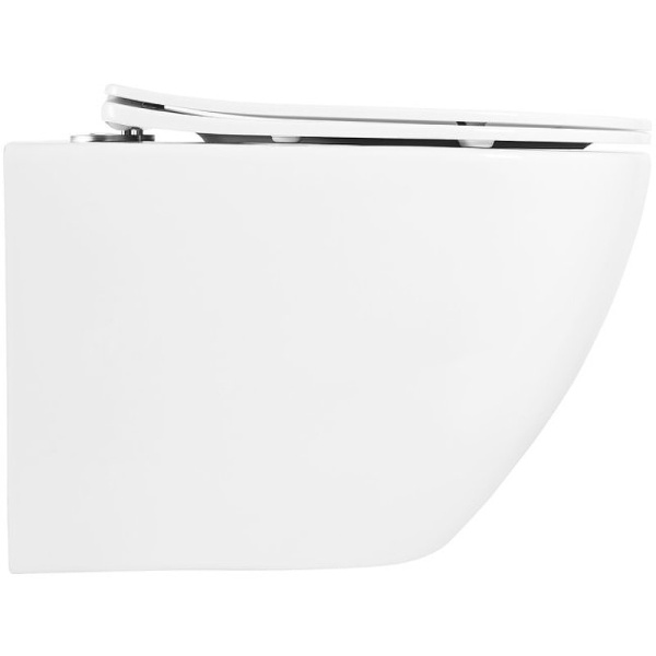 Подвесной унитаз BelBagno Uno BB3105CHR/SC с сиденьем