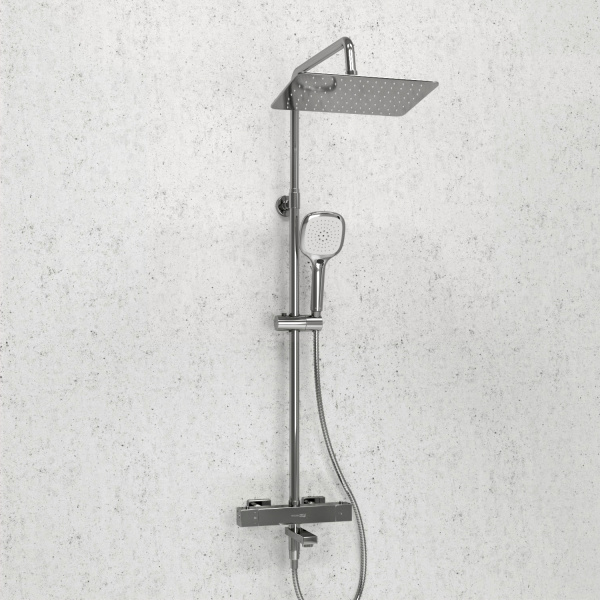 Душевая стойка WasserKRAFT A199.069.065.010.CH Thermo хром