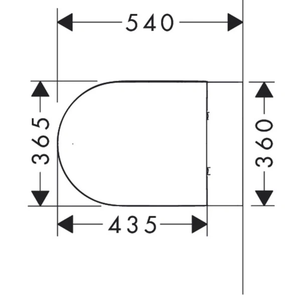 Унитаз подвесной Hansgrohe GladeLake S 60106450 безободковый, белый глянец