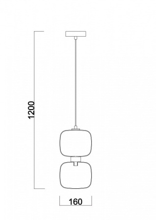 Подвесной светильник Freya Lumen FR5215PL-01CH