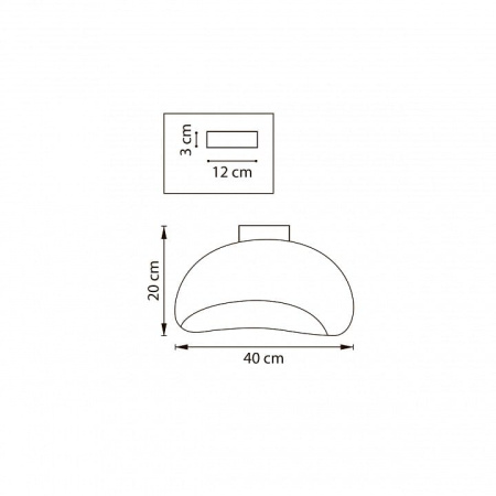 Накладной светильник Lightstar Sigma 611646