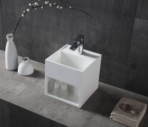 Тумба с раковиной Abber Stein 30 AS2639 белый