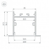 Профиль встраиваемый Arlight SL-LINIA 039389