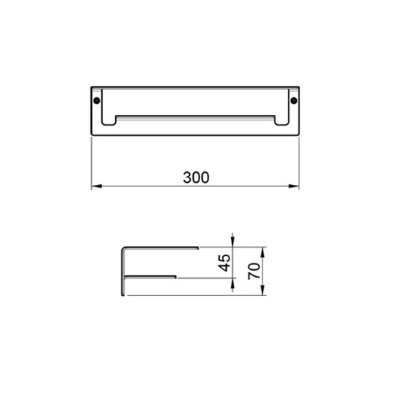 Полочка Almar 30 E300001.CR