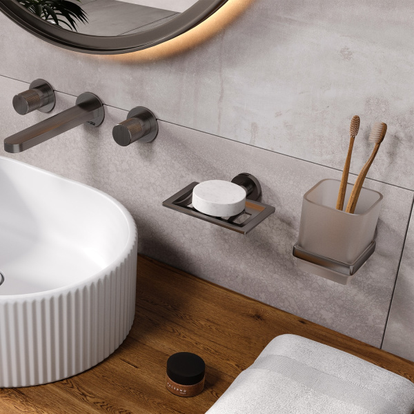 Мыльница WasserKRAFT Tauber K-64469 никель