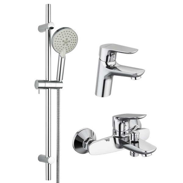 Комплект смесителей Damixa RedBlu Origin Bit 409007700 хром