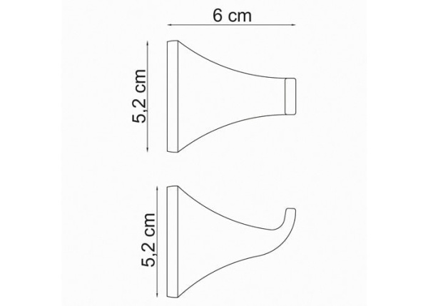 Крючок WasserKRAFT Wern K-2523