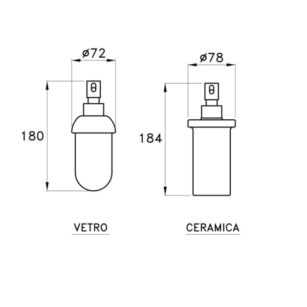 Дозатор Stella 130 CT 10035 CR00