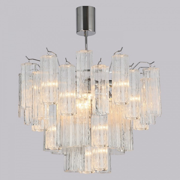 Люстра на штанге ILLUMICO IL0179-8C-39 CR CL