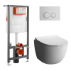 Подвесной унитаз Vitra Sento 9830B003-7207 с инсталляцией